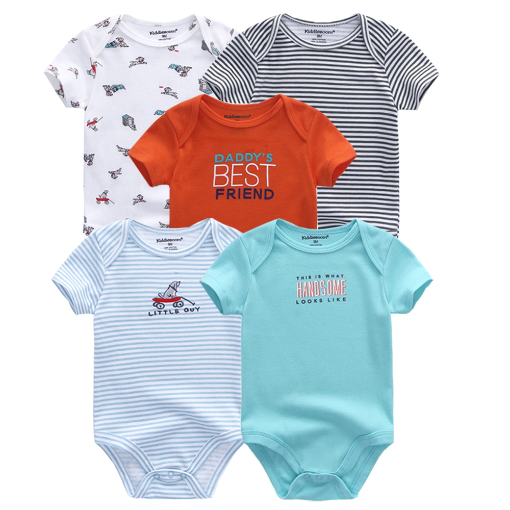 Baby Jumpsuit Daily Onesies Set (Set of 5)